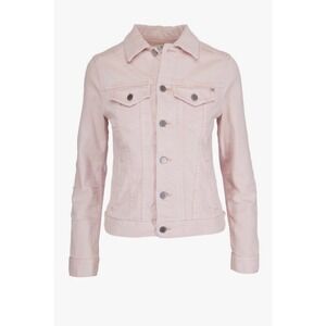 AG‎ Adriano Goldschmied Mya Pink Denim Jacket Womens Jacket Pink Size S